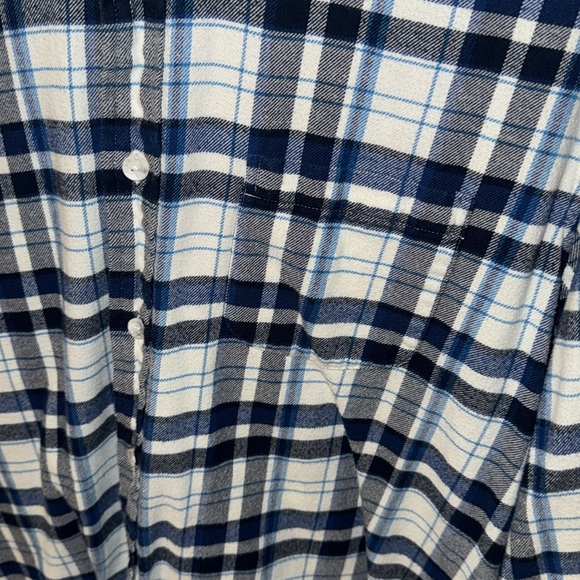 Lands End Flannel Shirt - Picture 4 of 7